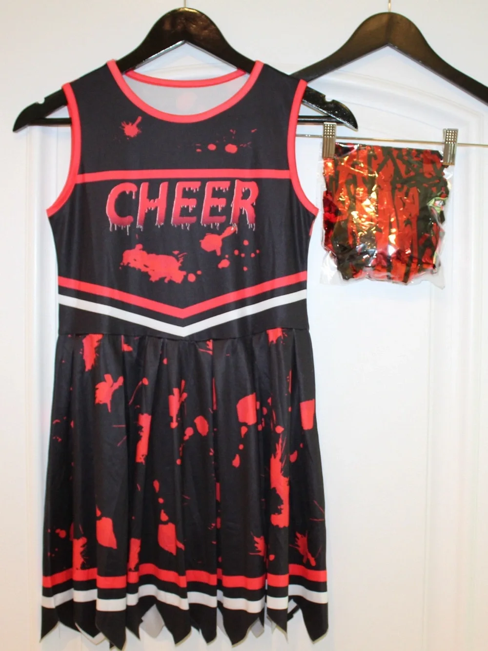 Zombie cheerleader costume (girls XL) (NWOT)
